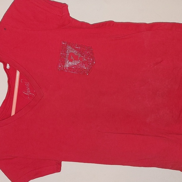 GUESS Rhinestone Pocket Tee - Picture 3 of 4